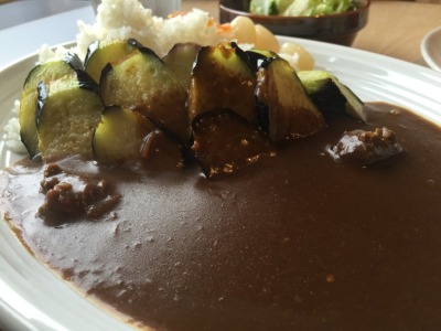 ダブル茄子カレー