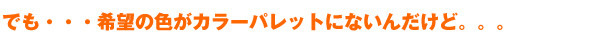 でも希望の色がパレットにないんだけど